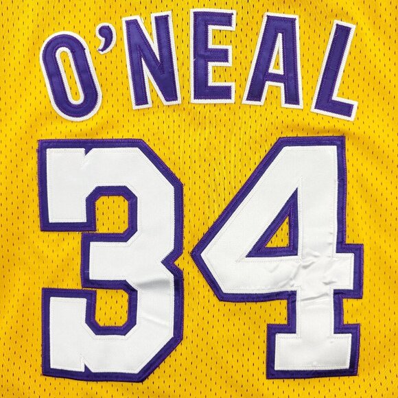Los Angeles Lakers Basketball Jersey Shaquille O'Neal 34 NBA Adidas Small +2 - Picture 9 of 10